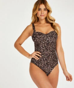 Badeanzug Leopard