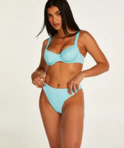 Nicht-vorgeformtes Bügel-Bikini-Top Texture -Mode-Dessous-Geschäft 198790 3