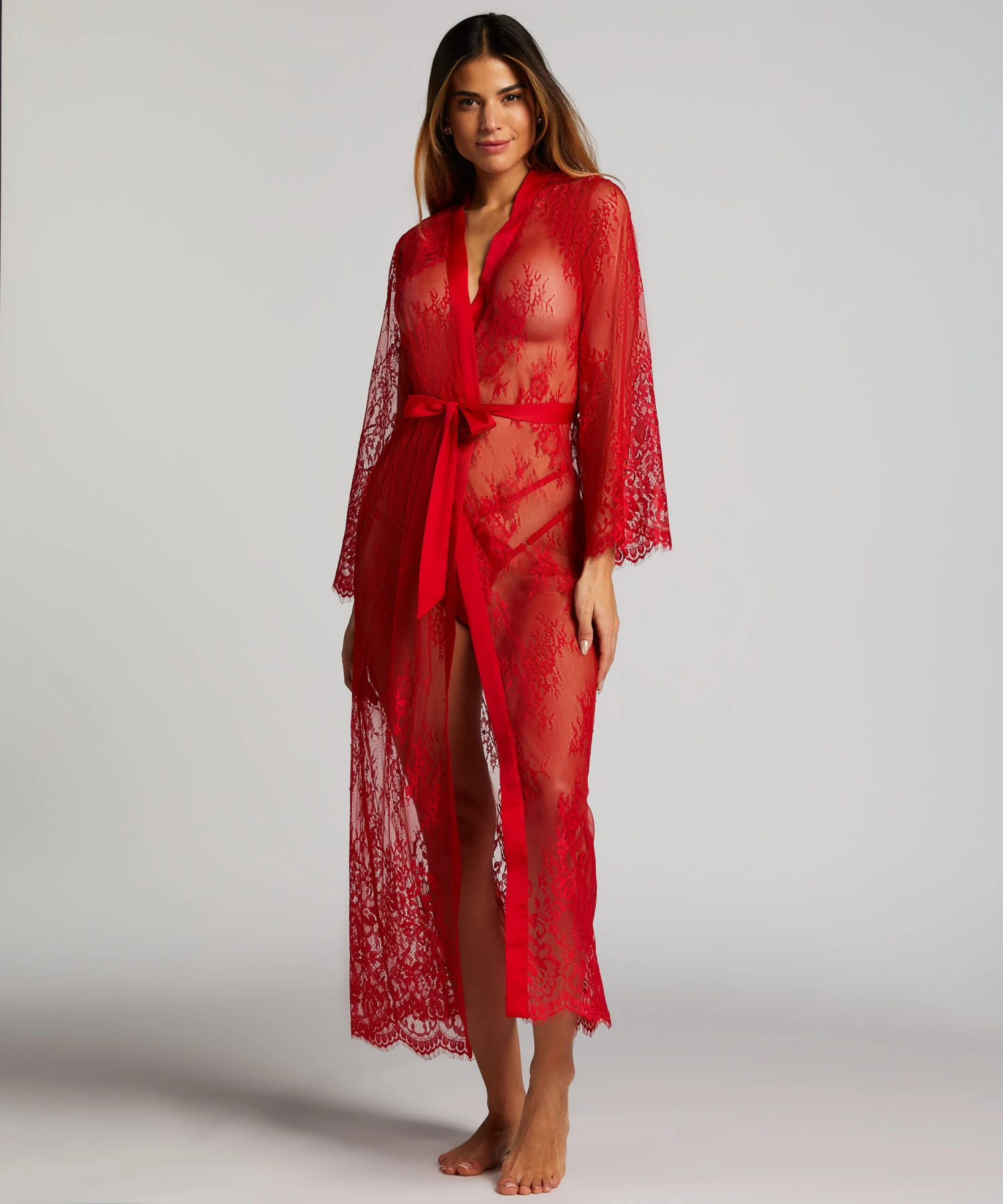 Kimono Allover Lace Lang 3 Kimono Allover Lace Lang