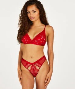 Wattierter Bügelloser BH Violet -Mode-Dessous-Geschäft 201067 3