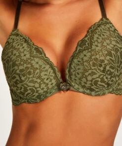 Vorgeformter Push-up Bügel-BH Rose -Mode-Dessous-Geschäft 201108 2