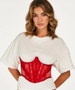 Bustier Violet Ohne Cup