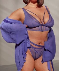 Kimono Chiffon Plisse -Mode-Dessous-Geschäft 201694 17