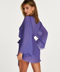 Kimono Chiffon Plisse -Mode-Dessous-Geschäft 201694 4