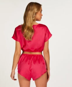 Cropped-Top Aus Satin -Mode-Dessous-Geschäft 201995 4
