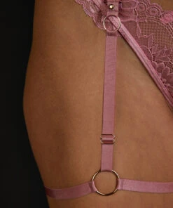 Strumpfhalter Aus Kunstleder -Mode-Dessous-Geschäft 202306 2