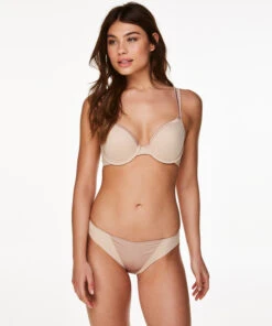 Vorgeformter Bügel-BH, Satin Fleece -Mode-Dessous-Geschäft 95802 3